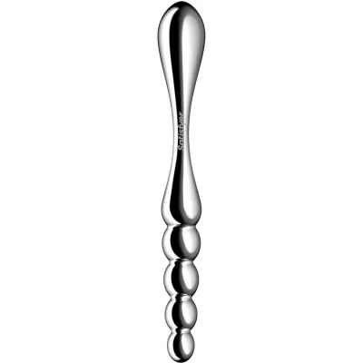 SATISFYER - STAR FORCE 1 DOUBLE DILDO MADE OF STAINLESS STEEL