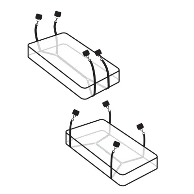 Wraparound bed restraint – Fetish fantasy