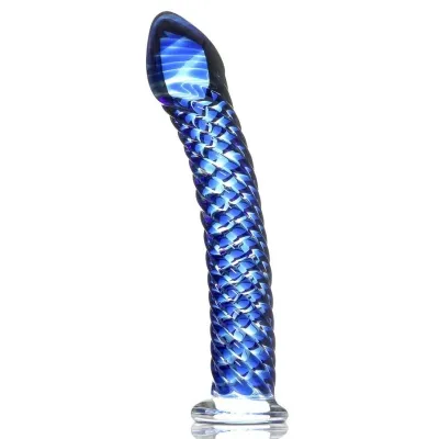 Nr. 29 Handgeblasener Glasdildo – Icicles