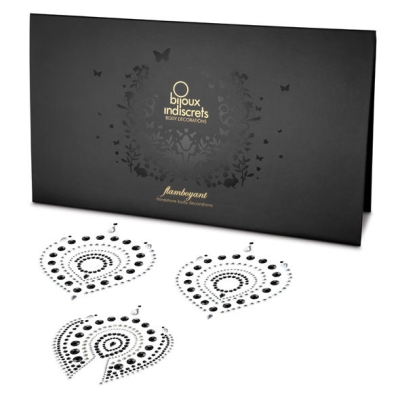 Flamboyant Schwarz Silber | Bijoux