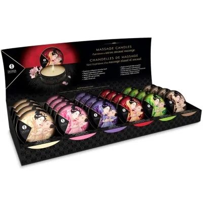 Shunga - Display Massage Candles 24 Units
