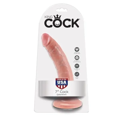 7" Dildo Fleischfarben 17,8cm – King Cock