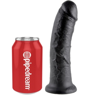 8" Dildo Schwarz 20,3cm | King Cock