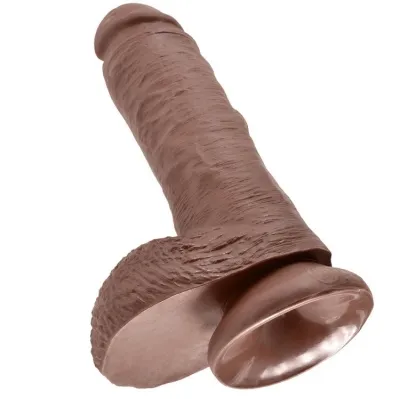 8" Pene Realístico Marrón 20.3cm – King Cock