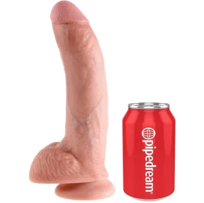 9" Dildo Fleisch Mit Bällen 22,9cm – King Cock