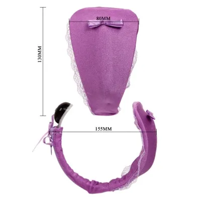 Tanga Mit Vibrator Und Fernbedienung Lila | Baile