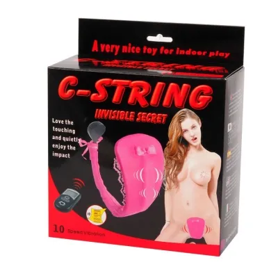 Tanga Mit Vibrator Und Fernbedienung Lila | Baile