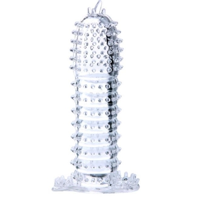 Penis Sleeve With Stimulating Points Clear 14cm