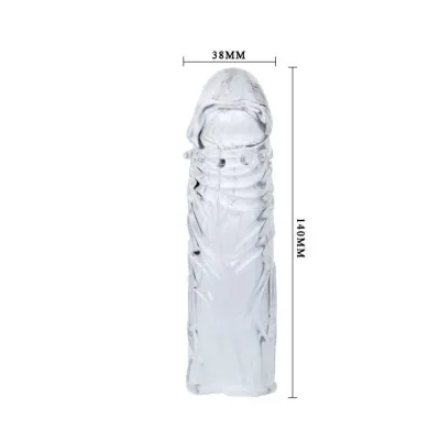Silikon Penishülle Lila 13cm