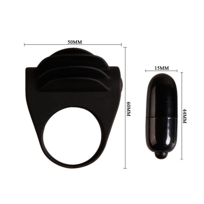 Chester Anillo Vibrator Schwarz | Pretty Love