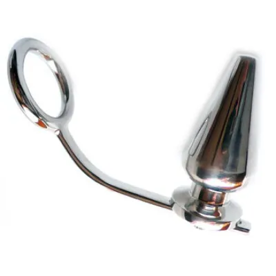 Cock Ring Mit Analstecker 45 X 50mm – Metal Hard