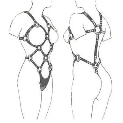 Damen Body Harness – Leatherbody