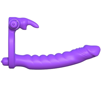 Silikon Doppelvibratorkaninchen | Fantasy C-Ringz