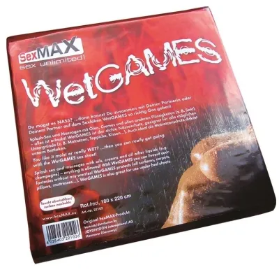 Sexmax - Wetgames Sex Sheet Red – Joy Division