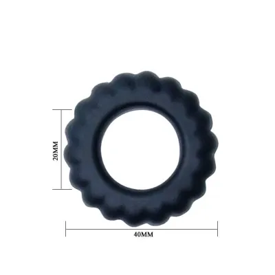 Titan Cockring Black 2cm – Baile