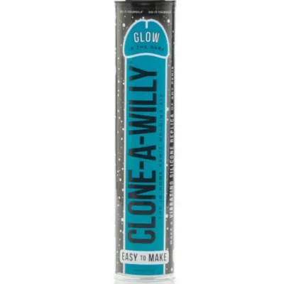 Leuchtenden Blauen Peniskloner Von Mit Vibrator – Clone A Willy