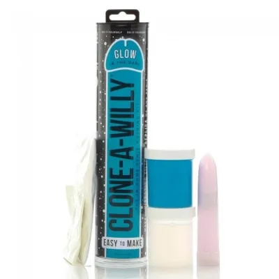 Leuchtenden Blauen Peniskloner Von Mit Vibrator – Clone A Willy
