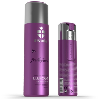 Fruity Love Gleitgel Himbeere Rhabarber 100ml | Swede