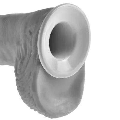 Hollow Strap On Suspender System 25,5cm Fleisch – King Cock