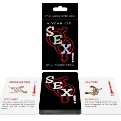 Sexuelle Positionskarten Ein Jahr Voll...Sex! – Kheper Games