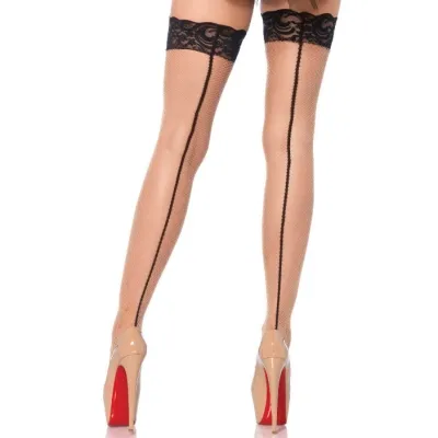Rücksähte Fishnet Stay Ups – Leg Avenue