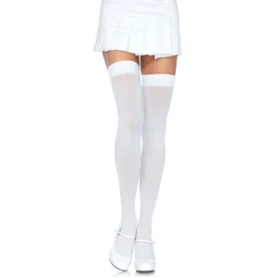 Nylonstrümpfe Weiss – Leg Avenue