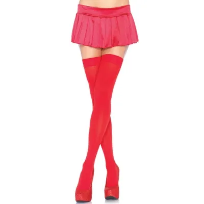 Nylonstrümpfe Rot – Leg Avenue
