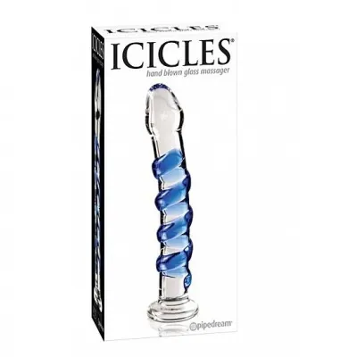 Nr. 05 Handgeblasener Glasdildo – Icicles
