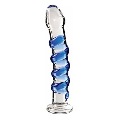 Nr. 05 Handgeblasener Glasdildo – Icicles