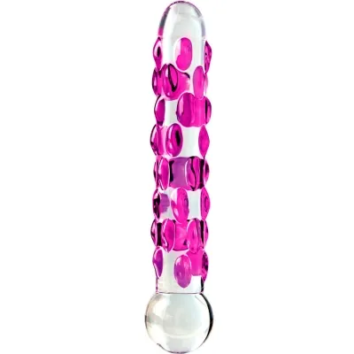 Nr. 07 Handgeblasener Glasdildo – Icicles