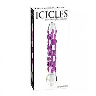 Nr. 07 Handgeblasener Glasdildo – Icicles