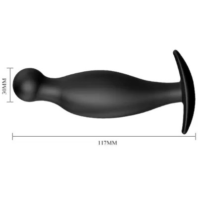 Silikon Analplug 11.7cm Schwarz – Pretty Love