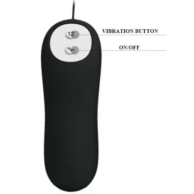 Silikon Anal Plug 12 Modi Vibration Schwarz – Pretty Love