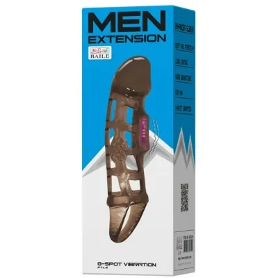 Penis Sleeve Mit Vibration Und Riemen 13.5cm – Baile
