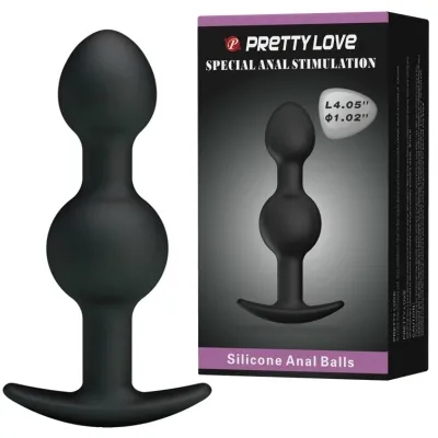 Anakugeln Silikon 10.3cm Schwarz – Pretty Love
