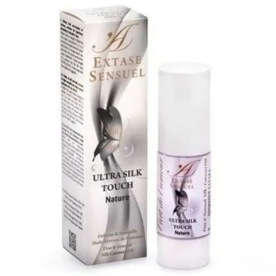 Extase Sensuel Ultra Silk Touch Nature Flasche und Verpackung mit Schmetterlingsdesign.