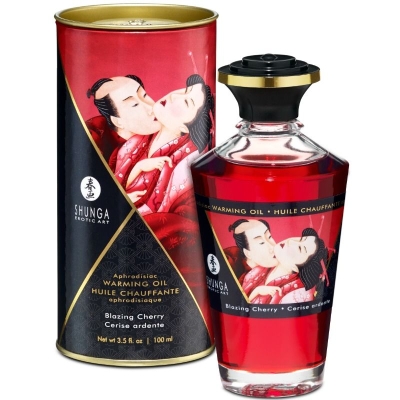 Massageöl Intensiver Kirschgeschmack 100ml | Shunga