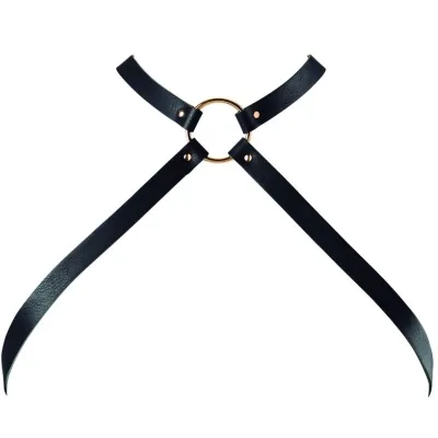 Cross Chest Harness Schwarz – Bijoux