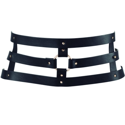 Maze Wide Belt Und Halten Schwarz | Bijoux