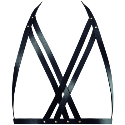 Maze Bra Harness Schwarz | Bijoux