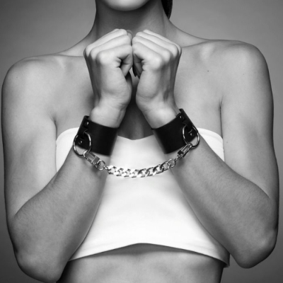Maze Wide Cuffs Schwarz | Bijoux