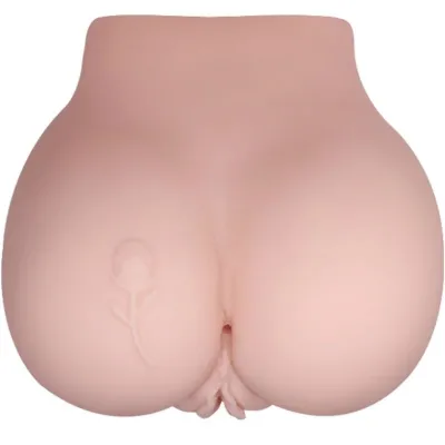 Realistic anus and vagina with tattoo and vibration