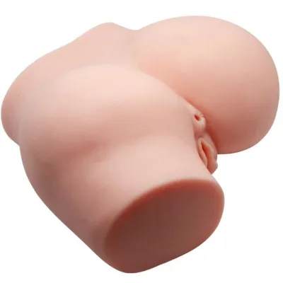 Realistic anus and vagina with vibration for double the pleasure