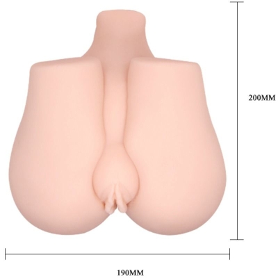 Realistischer Anus Und Vagina Mit Vibrationshaltung 3 | Crazy Bull