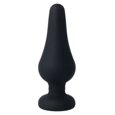 Anal Plug Pipo L Silikon Schwarz 13cm – Intense
