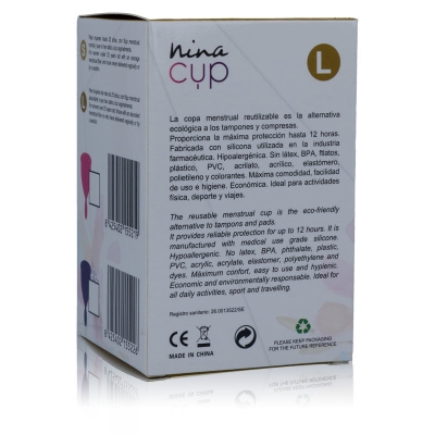 Ninacup Menstruations Cup Grösse L Rosa