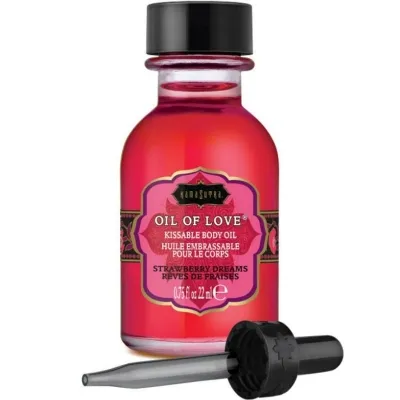 Küssbares Oil Of Love Erdbeerträume 22ml – Kamasutra