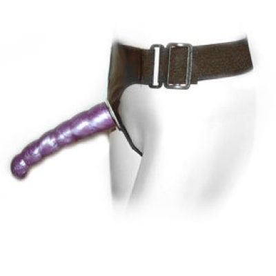 Geschirr Für Frauen Fliederfarbener Strap On 17cm
