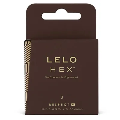 Hex Condoms Respect XL 3 Pack – Lelo