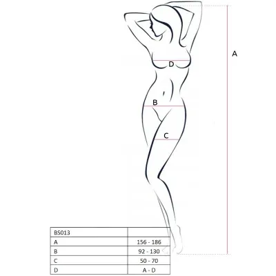 Bs013 Bodystocking Rot Os – Passion